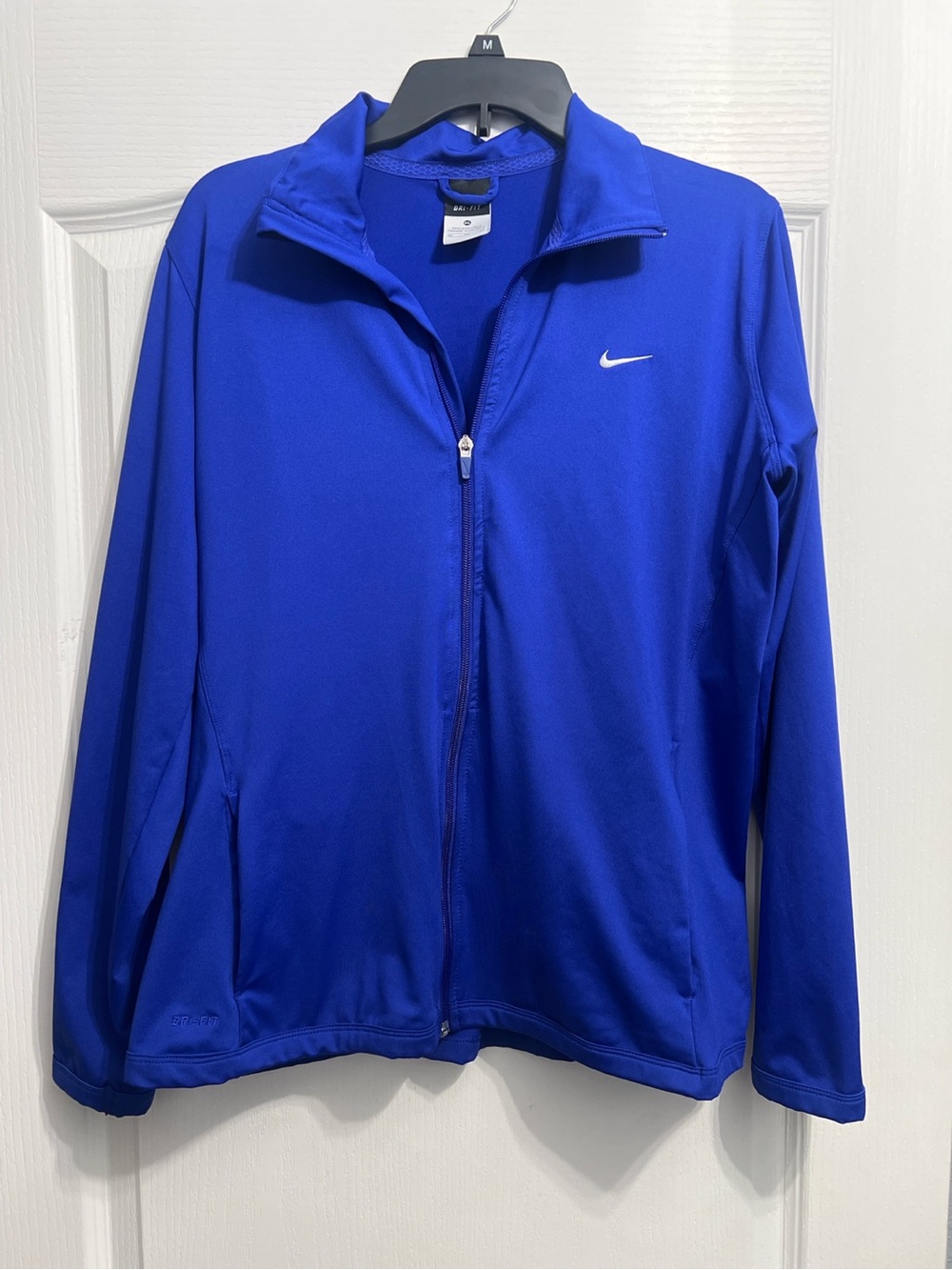 Nike Dri-FIT Royal Blue Full Zip Athletic Jacket XL